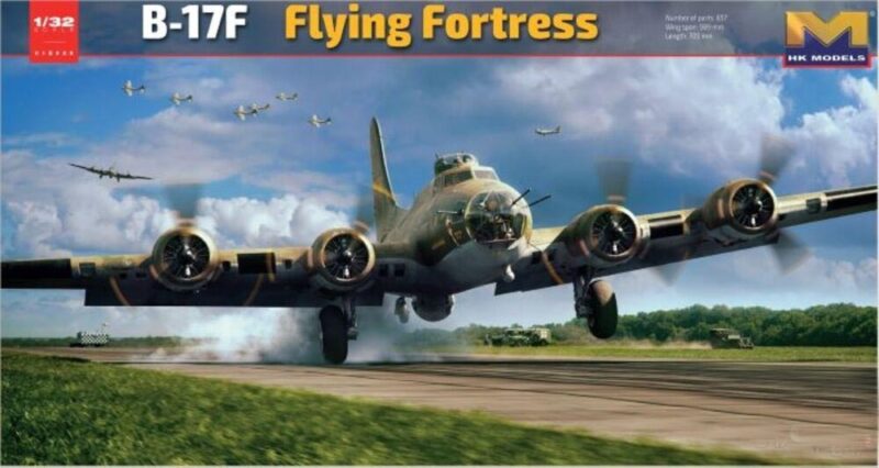 HongKong Model - B-17F flying fortress F version 1:32 Model Kit