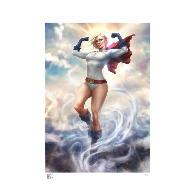 Sideshow & DC Comics | Fine Art Print Power Girl by Kendrick Lim AKA Kunkka