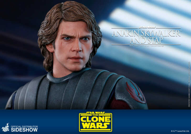 Hot Toys | Star Wars: The Clone Wars - Anakin Skywalker and STAP 1/6 Figure Set