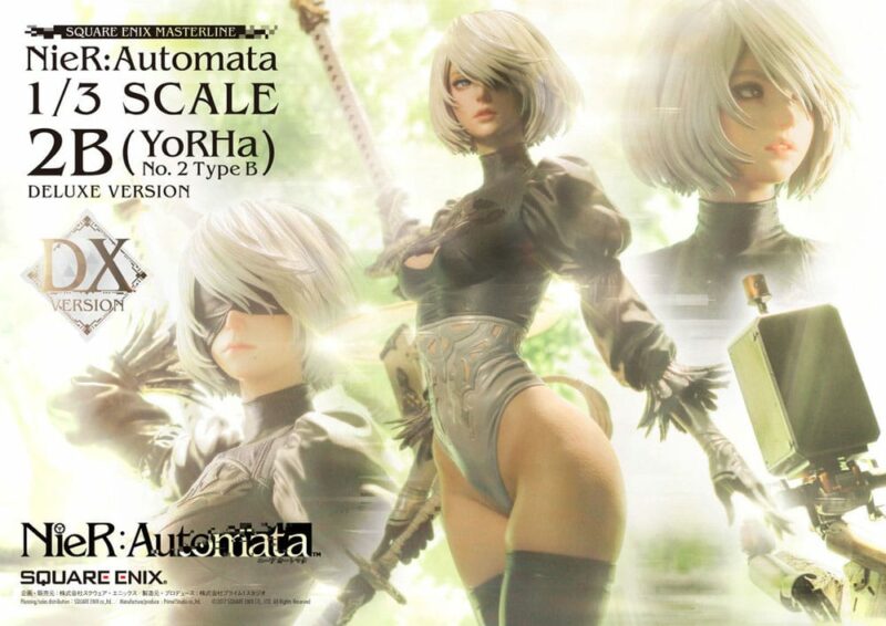 Square Enix | NieR Automata - 2B (YorHa No. 2 Type B) Regular & Deluxe Versions 1/3 Statues - immagine 7