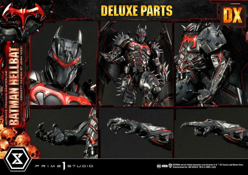 Batman Ultimate Premium Masterline Series Statue Hellbat Concept Design by Josh Nizzi - immagine 3