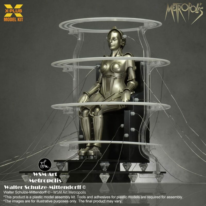 X-Plus | Metropolis - Maschinenmensch Seated Version 1/8 Model Kit