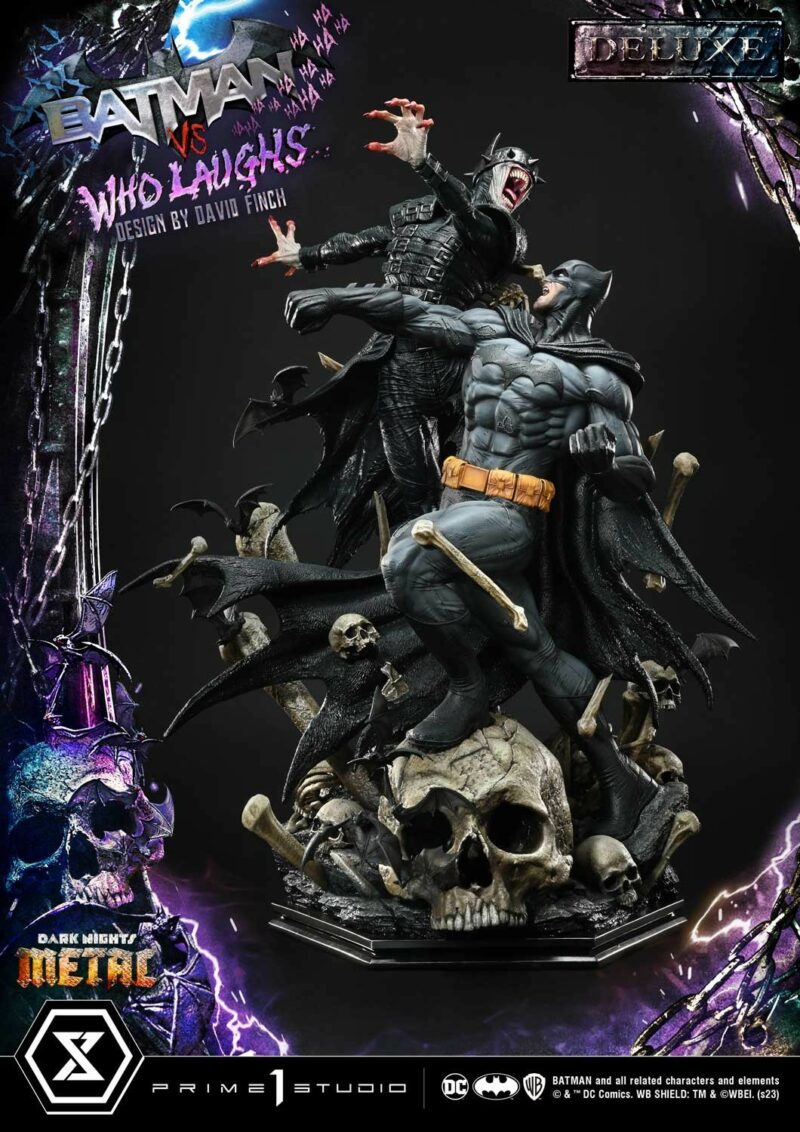 Prime 1 Studio | DC Comics: Dark Nights Metal - Batman vs. Batman Who Laughs 1/4 Statues by David Finch - immagine 4