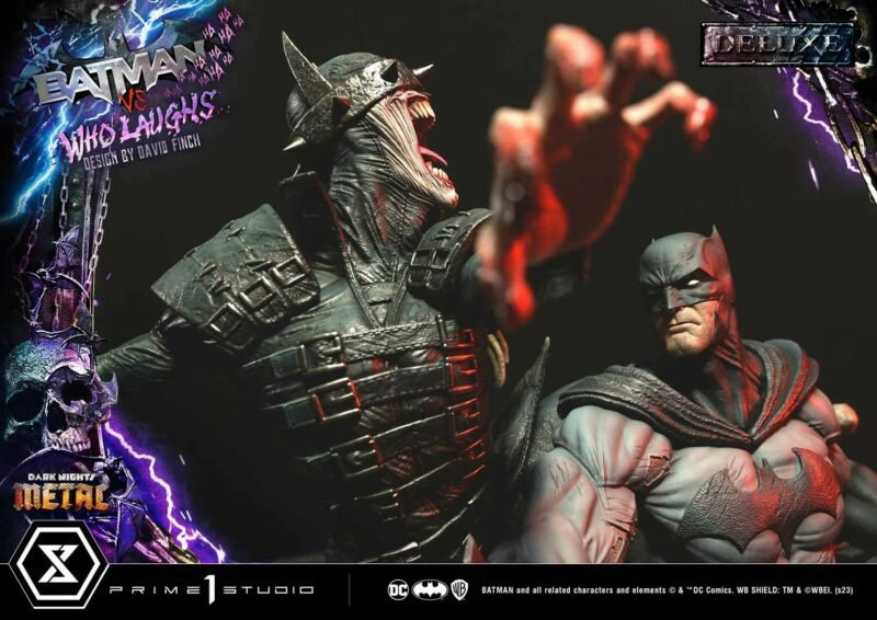 Prime 1 Studio | DC Comics: Dark Nights Metal - Batman vs. Batman Who Laughs 1/4 Statues by David Finch - immagine 2