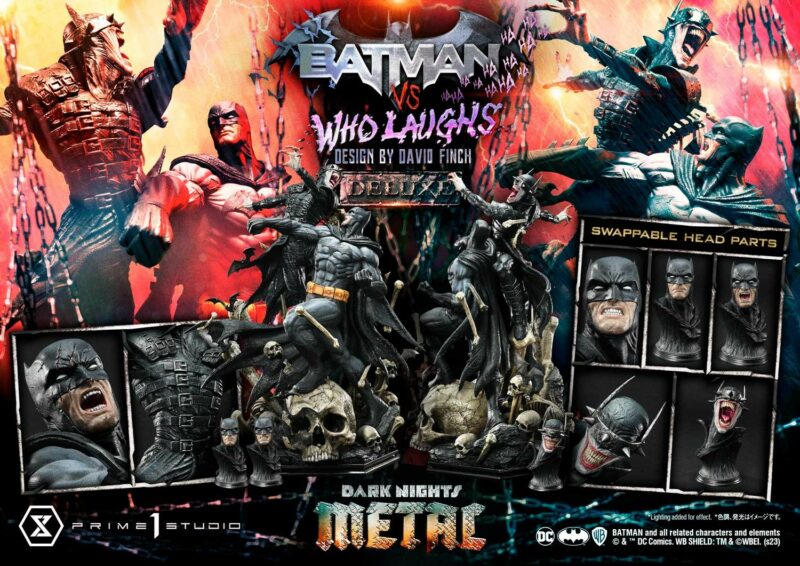 Prime 1 Studio | DC Comics: Dark Nights Metal - Batman vs. Batman Who Laughs 1/4 Statues by David Finch