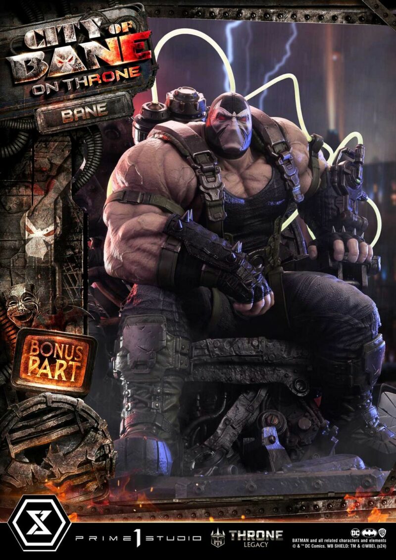 Prime 1 Studio | City of Bane - Bane on Throne 1:4 Scale Statues by Carlos D'Anda - immagine 4