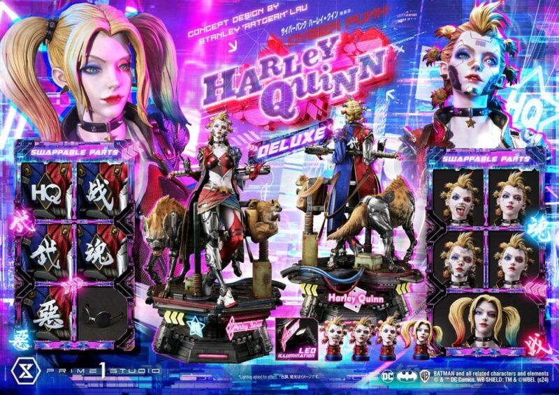 Prime 1 Studio | Batman Ultimate Premium Masterline Series - Cyberpunk Harley Quinn 1/4 Statues - immagine 5