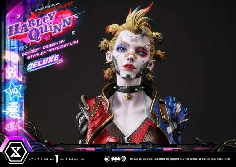 Prime 1 Studio | Batman Ultimate Premium Masterline Series - Cyberpunk Harley Quinn 1/4 Statues - immagine 3