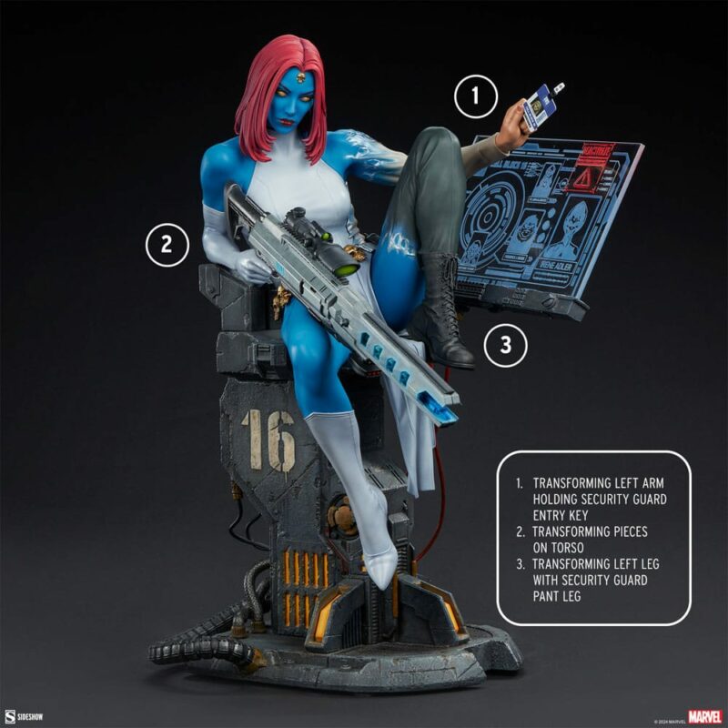 Sideshow & Marvel Premium Format Figure - Mystique: Freedom and Destiny 1/4 Statue - immagine 3