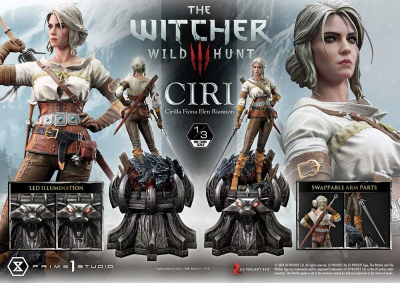 The Witcher 3: Wild Hunt Museum Masterline - Wild Hunt Ciri Fiona Elen Riannon Bonus Version