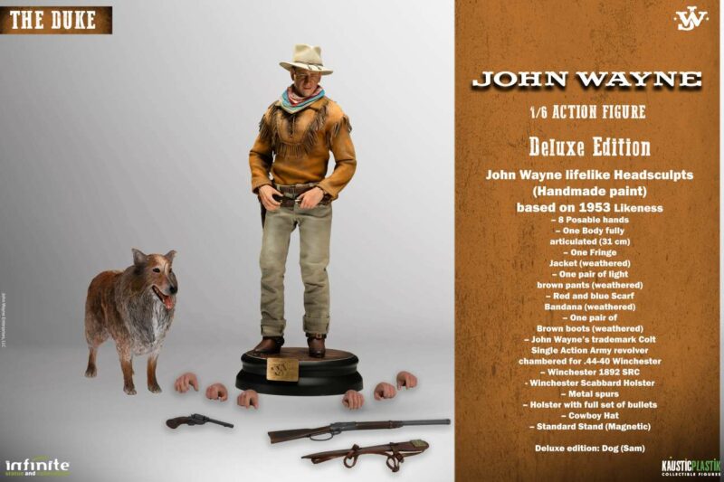 Kaustic Plastik | John Wayne "The "Duke" Sixth Scale Action Figures - immagine 3