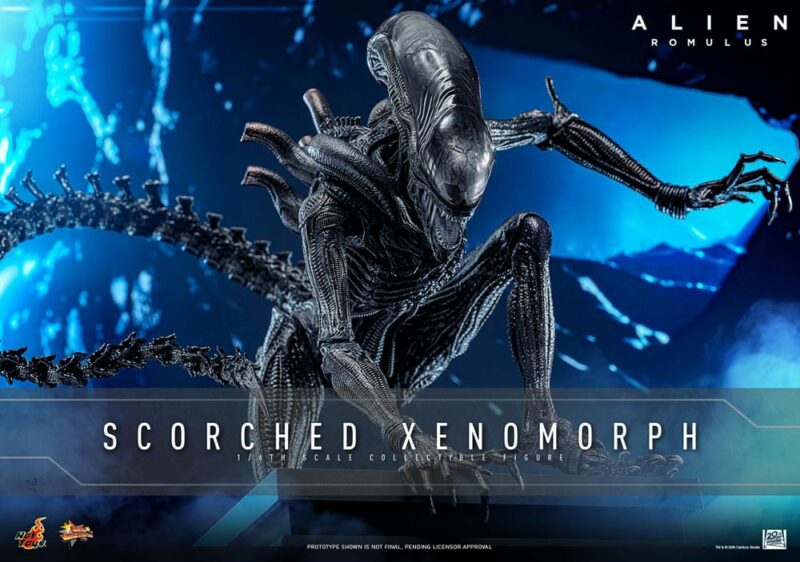 Hot Toys | Alien: Romulus Movie Masterpiece - Scorched Xenomorph Sixth Scale Action Figure