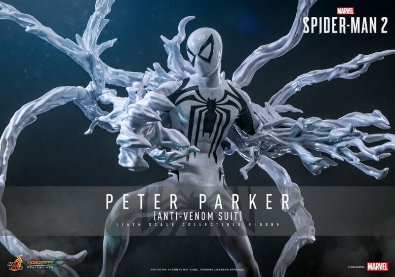 Hot Toys | Spider-Man 2 Video Game Masterpiece - Peter Parker Anti-Venom Suit 12" Figure