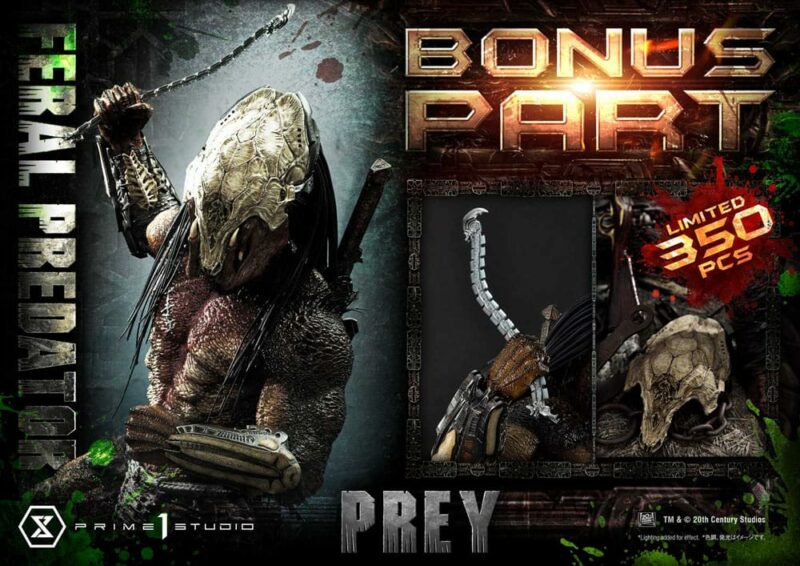 Predator "Prey" Museum Masterline Series - Feral Predator Deluxe Bonus Version - immagine 5