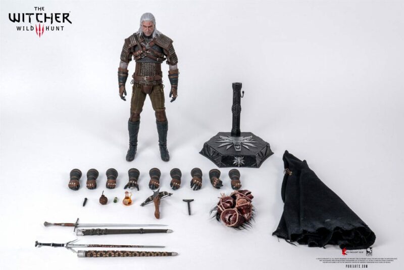 Pure Arts | The Witcher 3: Wild Hunt - Geralt of Rivia 12" Figure - immagine 2