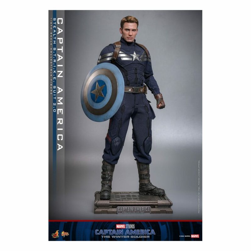 Captain America: The Winter Soldier Movie Masterpiece - Captain America (Stealth S.T.R.I.K.E. Suit) 2.0 - immagine 2