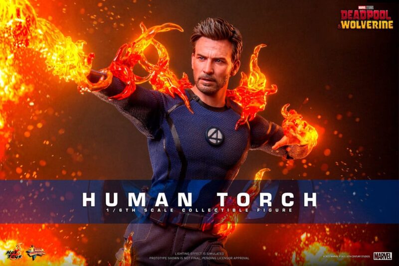 Hot Toys | Deadpool & Wolverine Movie Masterpiece - Human Torch 12" Figure